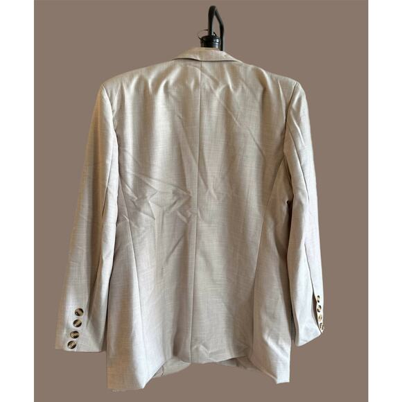 Lola Jeans Diana-CP Blazer Champagne one button closure Medium NWT - Picture 6 of 9